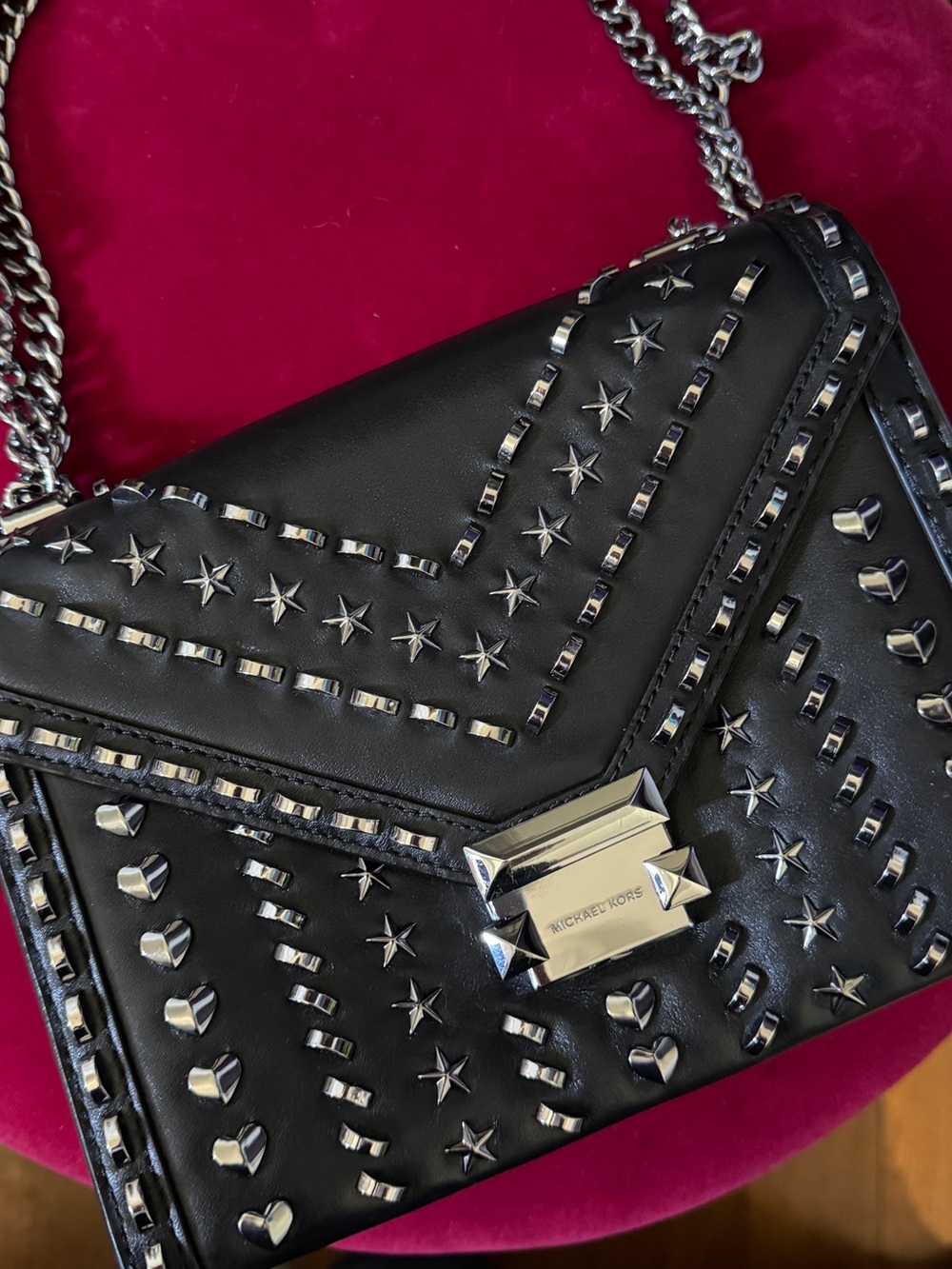 Michael Kors Black Whitney x Yang Mi Crossbody Bag